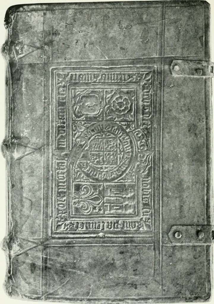 An illustration from Book bindings : historical and decorative, 1921, leaf 11