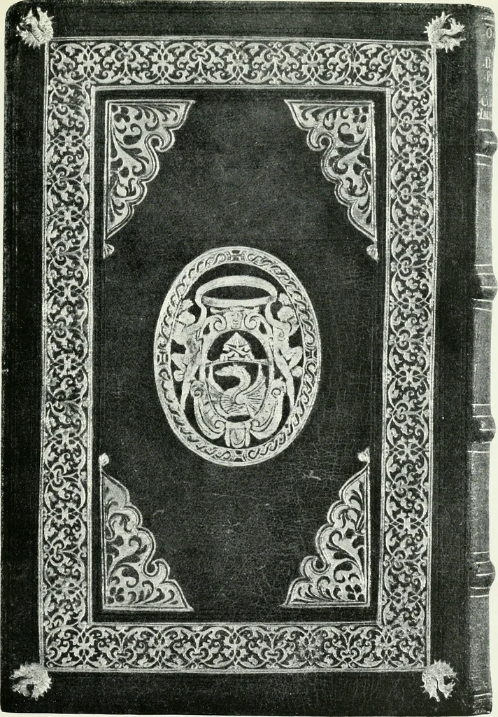 An illustration from Book bindings : historical and decorative, 1921, leaf 136