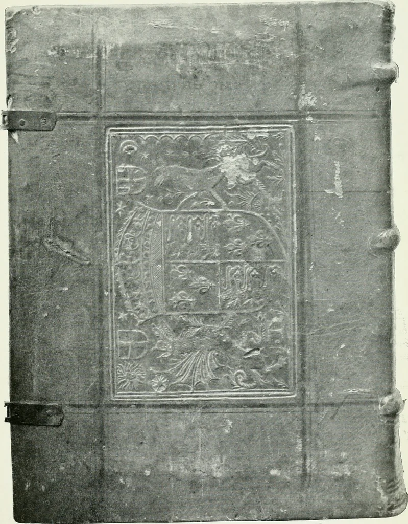 An illustration from Book bindings : historical and decorative, 1921, leaf 14