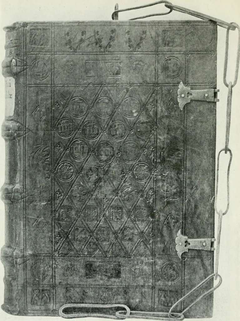 An illustration from Book bindings : historical and decorative, 1921, leaf 163
