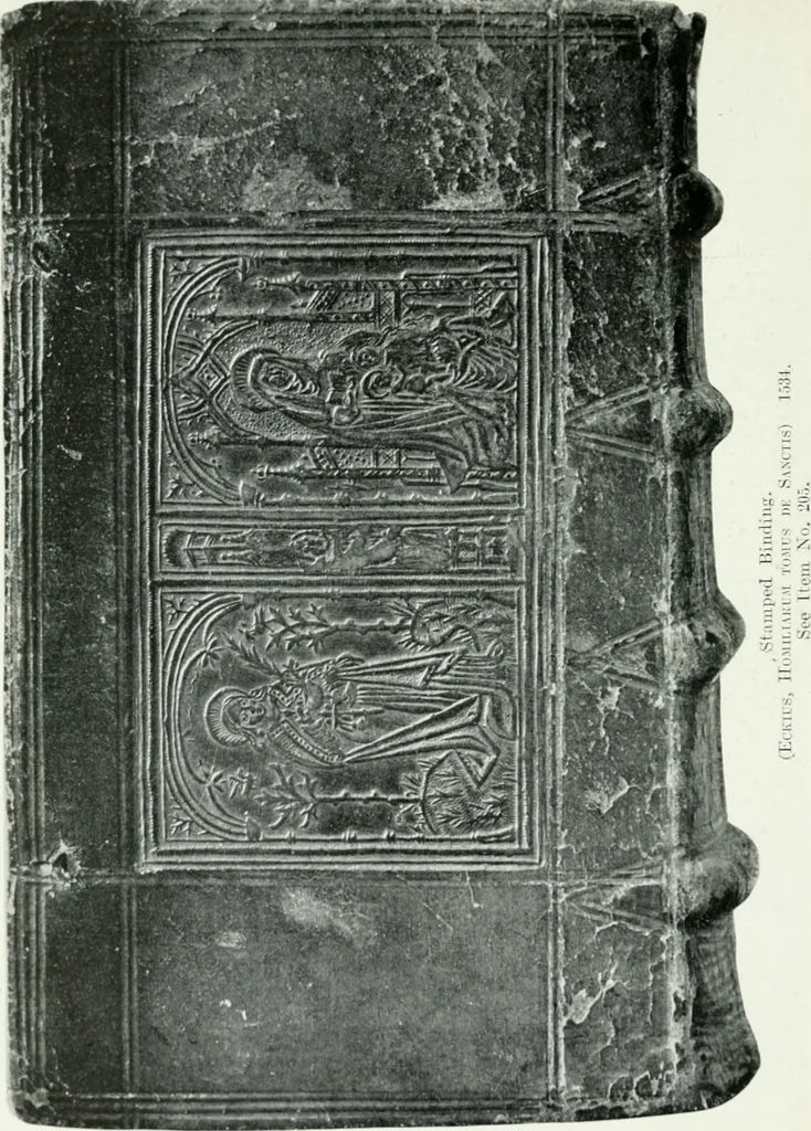 An illustration from Book bindings : historical and decorative, 1921, leaf 177