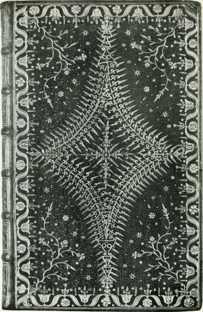 An illustration from Book bindings : historical and decorative, 1921, leaf 187
