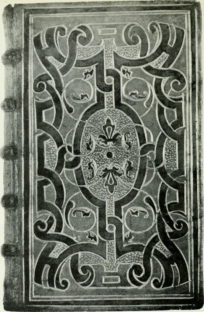 An illustration from Book bindings : historical and decorative, 1921, leaf 261