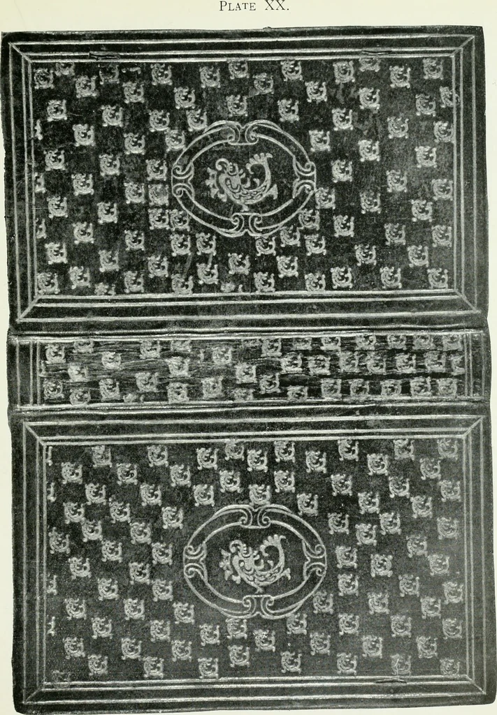 An illustration from Book bindings : historical and decorative, 1921, leaf 56