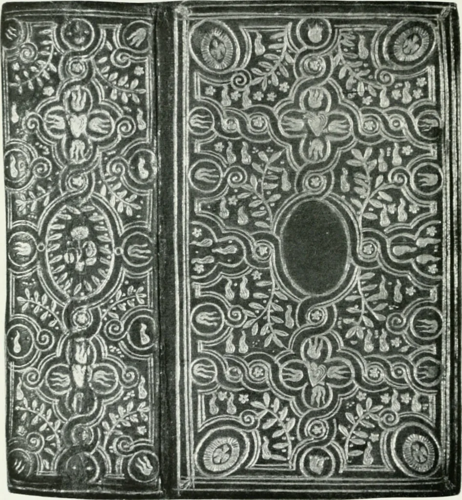 An illustration from Book bindings : historical and decorative, 1921, leaf 57