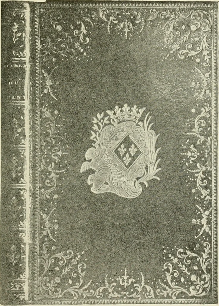 An illustration from Bookbindings old and new; notes of a book-lover, with an account of the Grolier Club of New York;, 1895, leaf 102