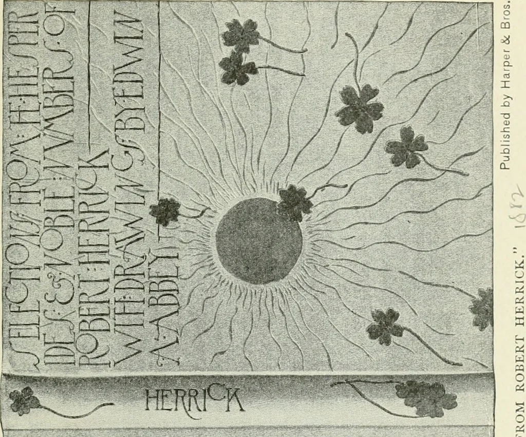 An illustration from Bookbindings old and new; notes of a book-lover, with an account of the Grolier Club of New York;, 1895, leaf 216