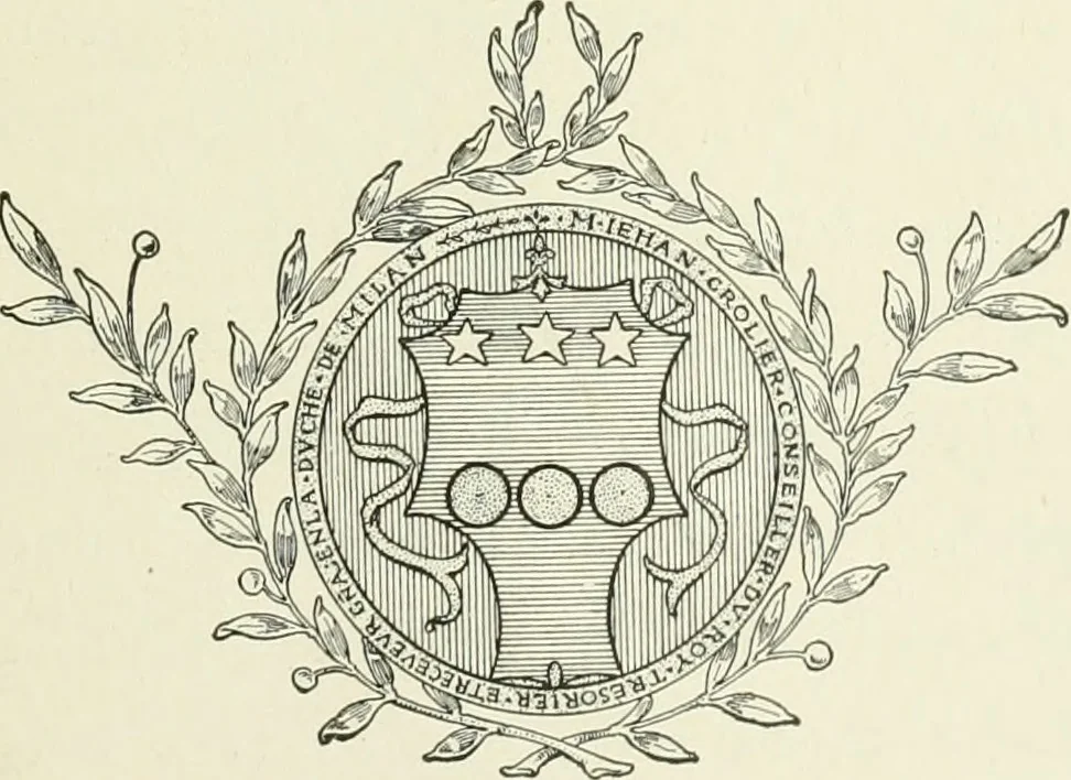 An illustration from Bookbindings old and new; notes of a book-lover, with an account of the Grolier Club of New York;, 1895, leaf 316