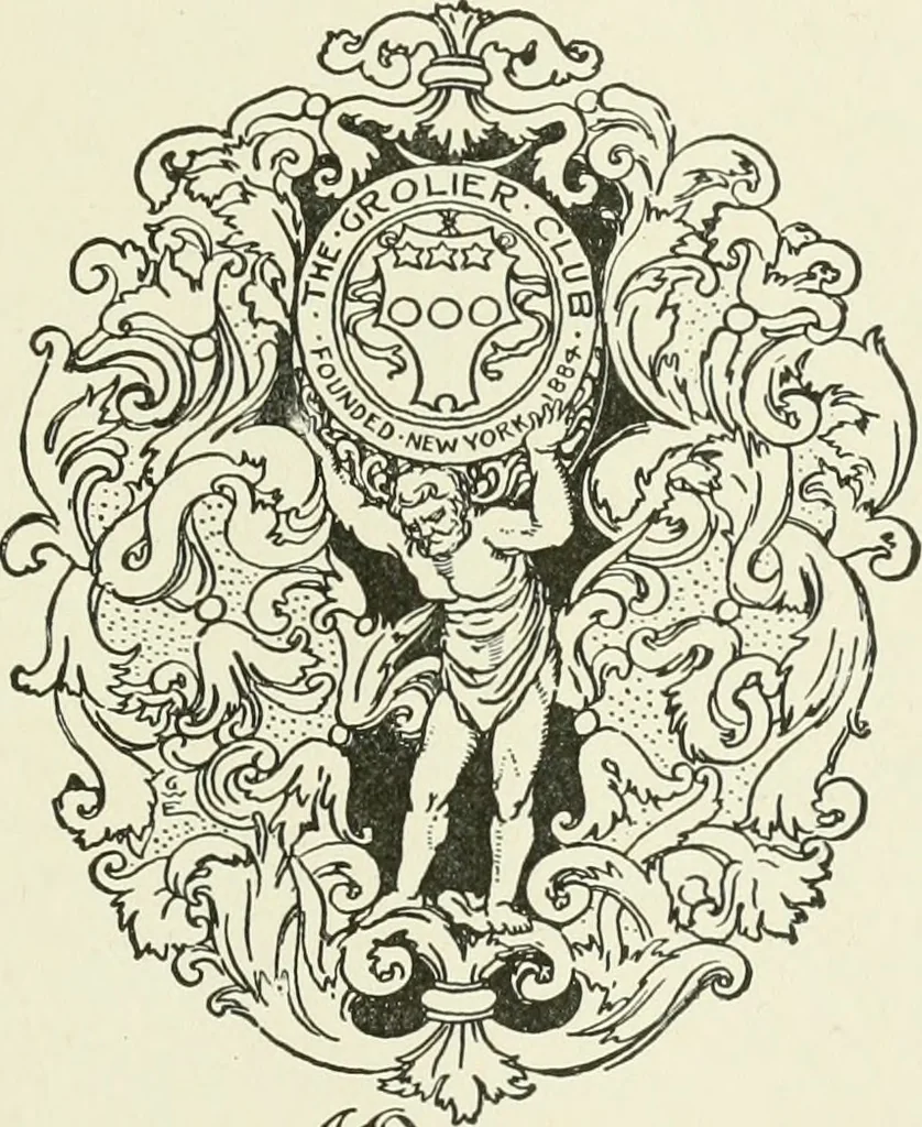An illustration from Bookbindings old and new; notes of a book-lover, with an account of the Grolier Club of New York;, 1895, leaf 320