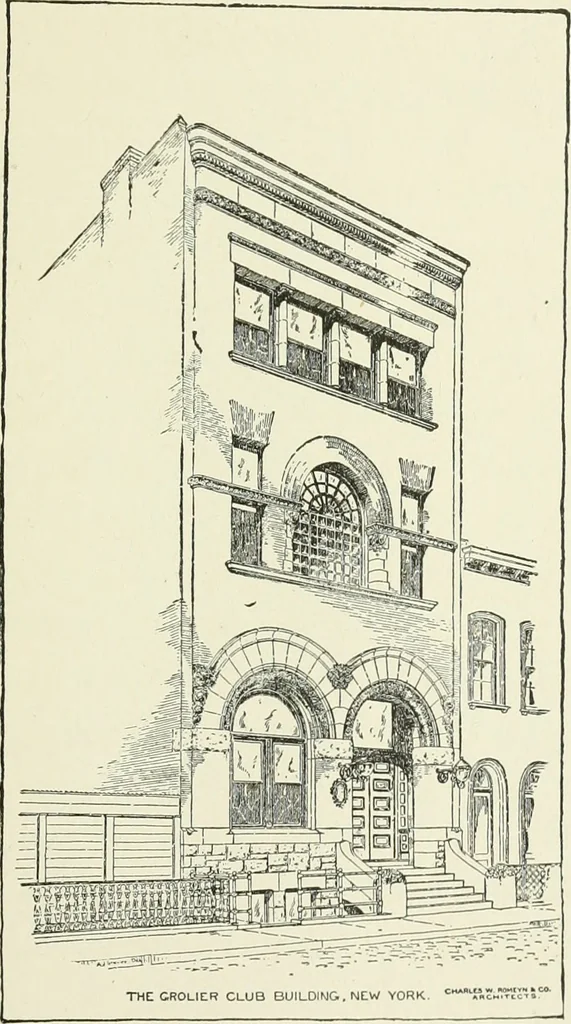 An illustration from Bookbindings old and new; notes of a book-lover, with an account of the Grolier Club of New York;, 1895, leaf 324