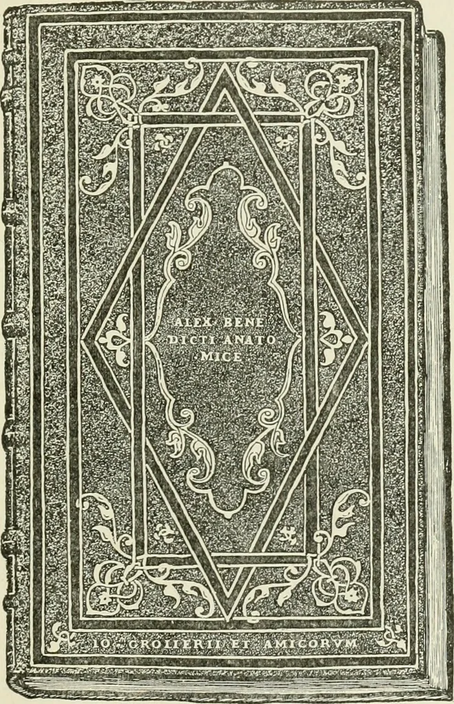 An illustration from Bookbindings old and new; notes of a book-lover, with an account of the Grolier Club of New York;, 1895, leaf 40