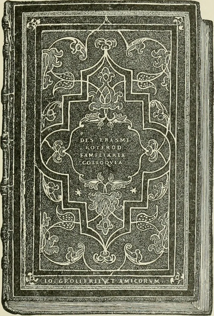 An illustration from Bookbindings old and new; notes of a book-lover, with an account of the Grolier Club of New York;, 1895, leaf 44