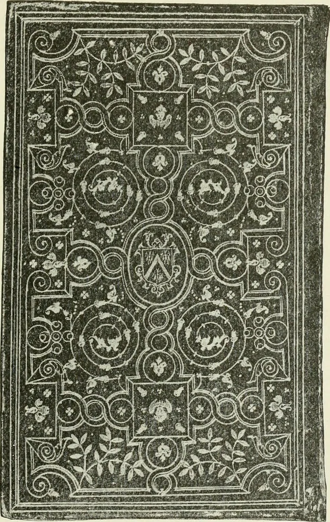 An illustration from Bookbindings old and new; notes of a book-lover, with an account of the Grolier Club of New York;, 1895, leaf 66