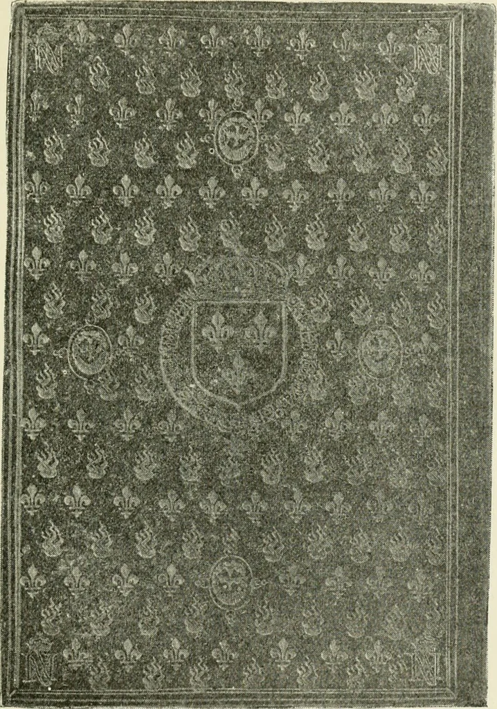 An illustration from Bookbindings old and new; notes of a book-lover, with an account of the Grolier Club of New York;, 1895, leaf 72