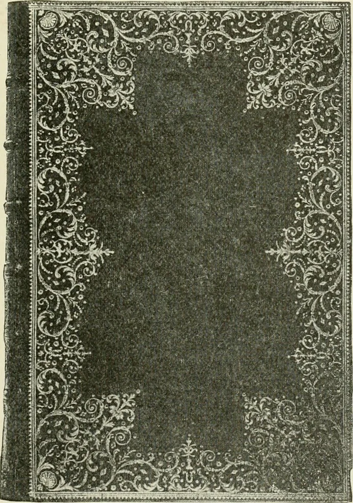 An illustration from Bookbindings old and new; notes of a book-lover, with an account of the Grolier Club of New York;, 1895, leaf 98