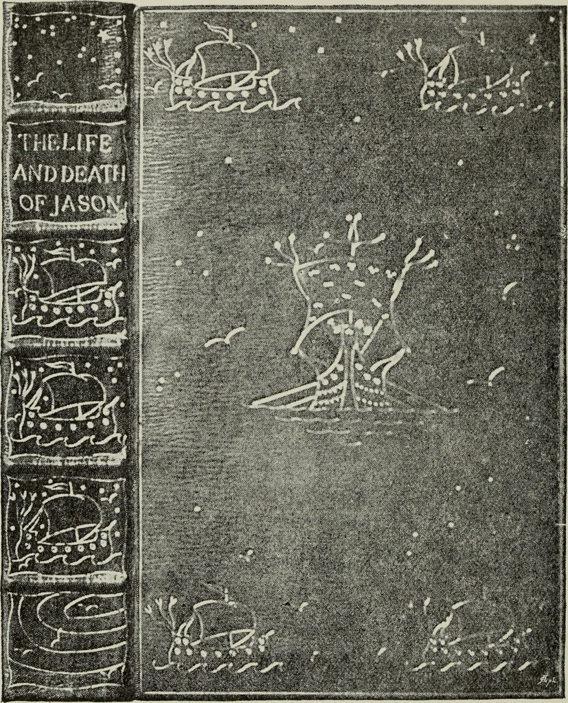 An illustration from Bookbindings old and new : notes of a book-lover, with account of the Grolier club of New York, 1896, leaf 155