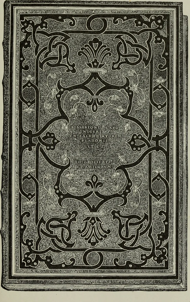 An illustration from Bookbindings old and new : notes of a book-lover, with account of the Grolier club of New York, 1896, leaf 30
