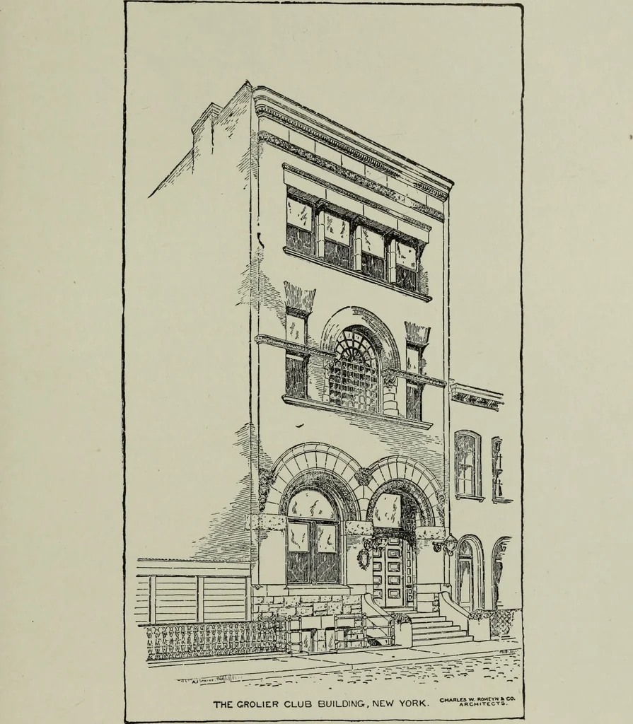 An illustration from Bookbindings old and new : notes of a book-lover, with account of the Grolier club of New York, 1896, leaf 322