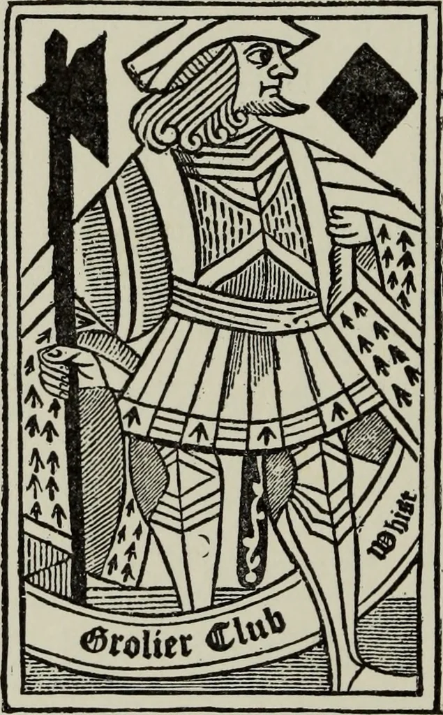An illustration from Bookbindings old and new : notes of a book-lover, with account of the Grolier club of New York, 1896, leaf 325