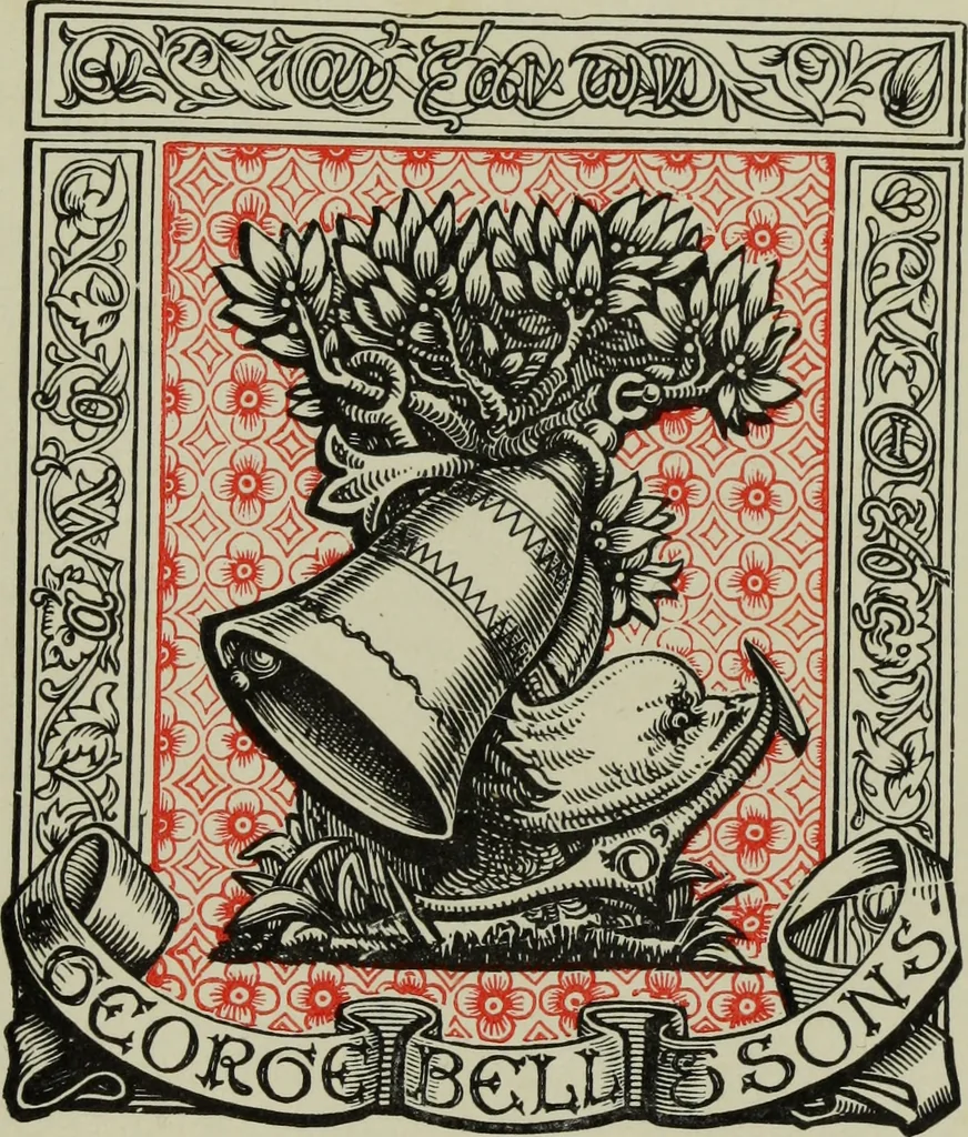 An illustration from Bookbindings old and new : notes of a book-lover, with account of the Grolier club of New York, 1896, leaf 8