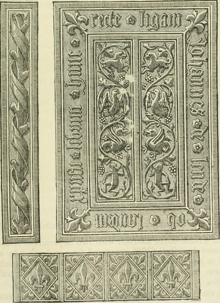An illustration from Bookbindings and rubbings of bindings in the National Art Library, South Kensington Museum, 1898, leaf 172