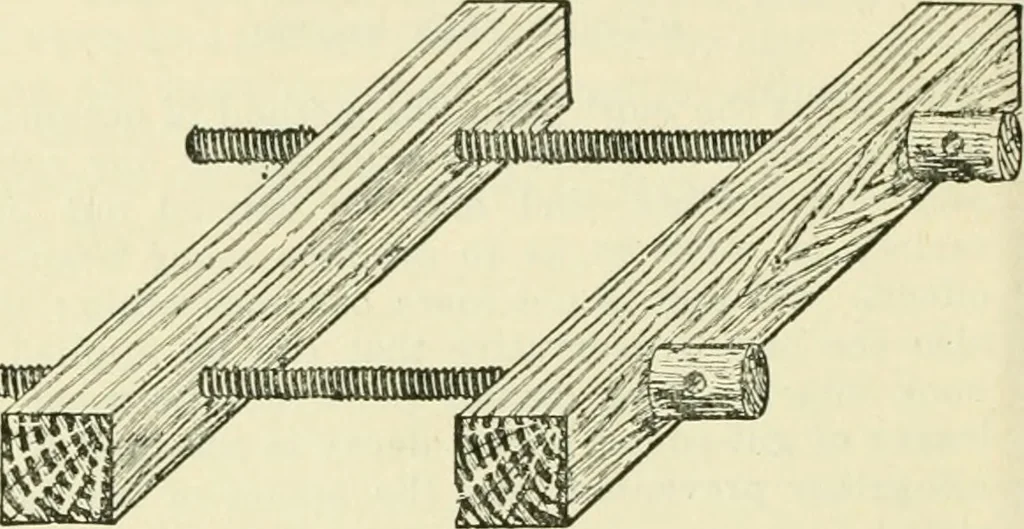 An illustration from Bookbinding, with numerous engravings and diagrams, 1907, leaf 103