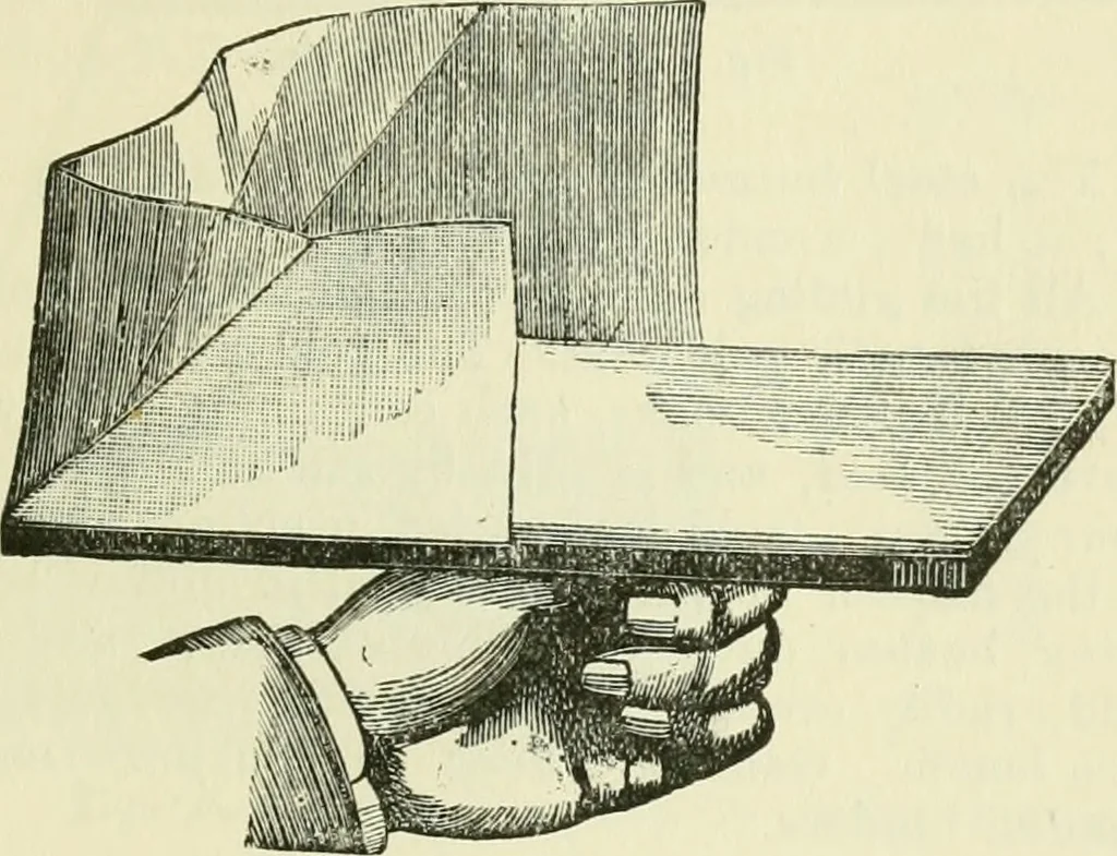 An illustration from Bookbinding, with numerous engravings and diagrams, 1907, leaf 104