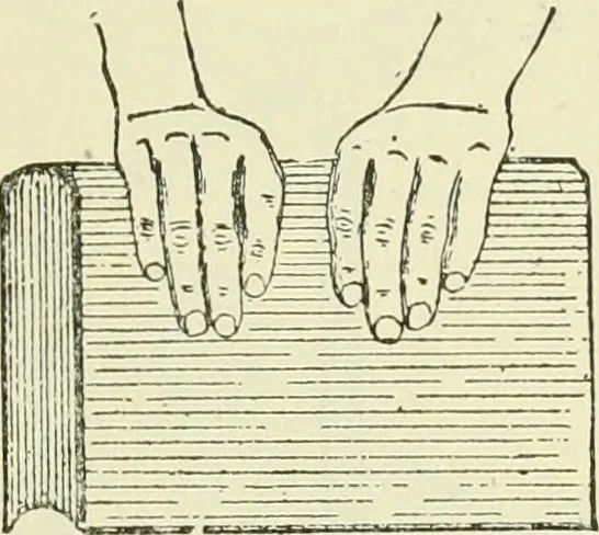 An illustration from Bookbinding, with numerous engravings and diagrams, 1907, leaf 60