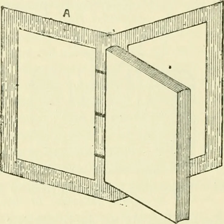 An illustration from Bookbinding, with numerous engravings and diagrams, 1907, leaf 61