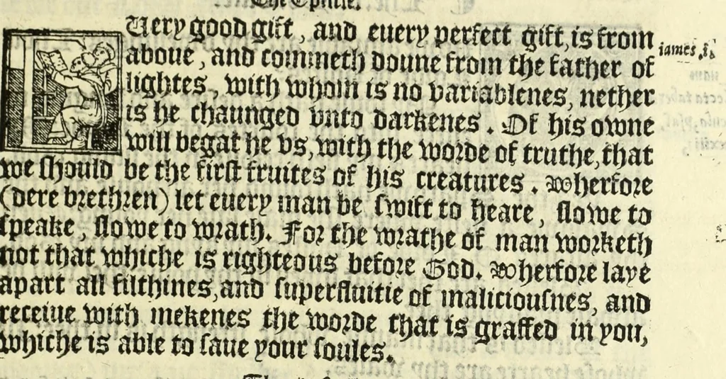 An illustration from The booke of the common prayer and administracion of the sacramentes : and other rites and ceremonies of the Churche : after the vse of the Churche of England, 1549, leaf 165