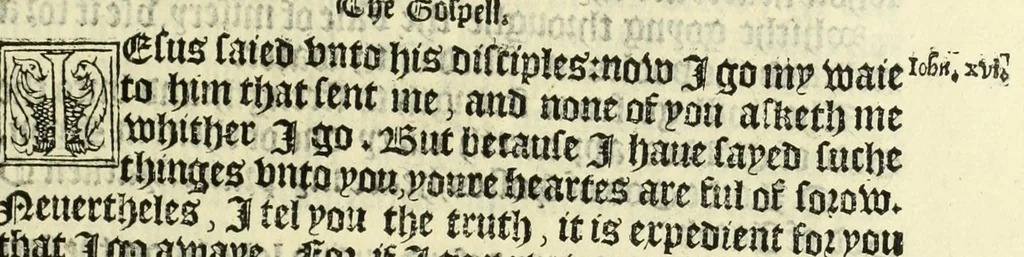 An illustration from The booke of the common prayer and administracion of the sacramentes : and other rites and ceremonies of the Churche : after the vse of the Churche of England, 1549, leaf 165