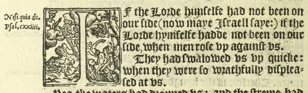 An illustration from The booke of the common prayer and administracion of the sacramentes : and other rites and ceremonies of the Churche : after the vse of the Churche of England, 1549, leaf 224