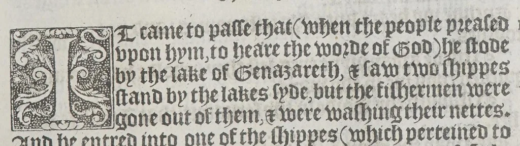 An illustration from The booke of the common prayer and administracion of the sacramentes, and other rites and ceremonies of the Churche: after the vse of the Churche of England., 1549, leaf 167