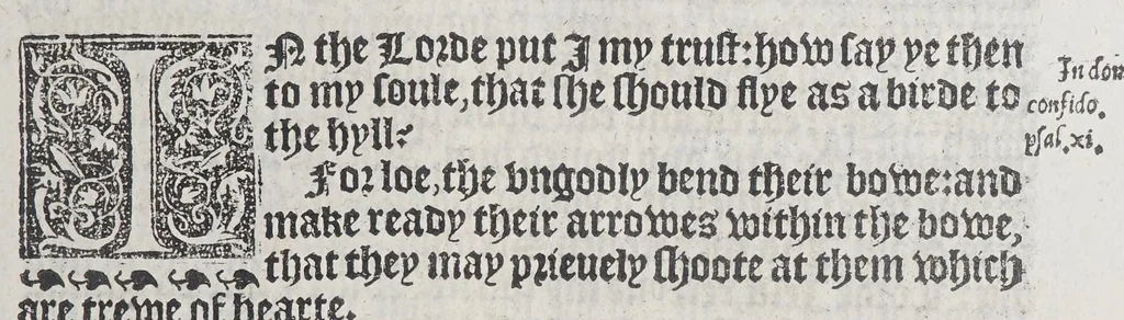 An illustration from The booke of the common prayer and administracion of the sacramentes, and other rites and ceremonies of the Churche: after the vse of the Churche of England., 1549, leaf 53