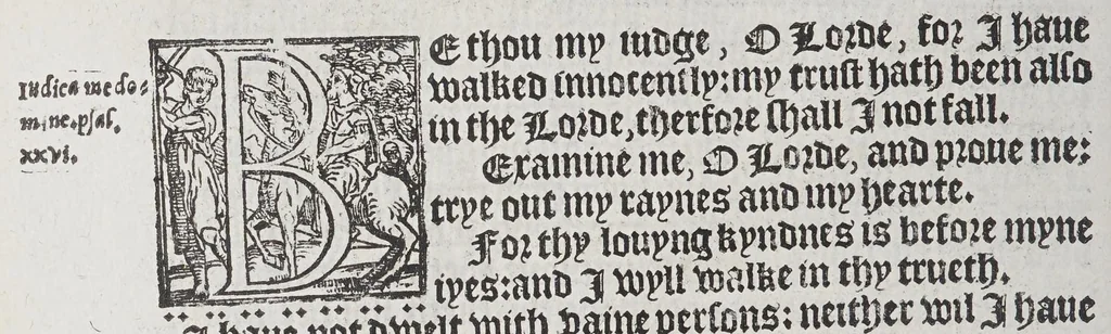 An illustration from The booke of the common prayer and administracion of the sacramentes, and other rites and ceremonies of the Churche: after the vse of the Churche of England., 1549, leaf 78