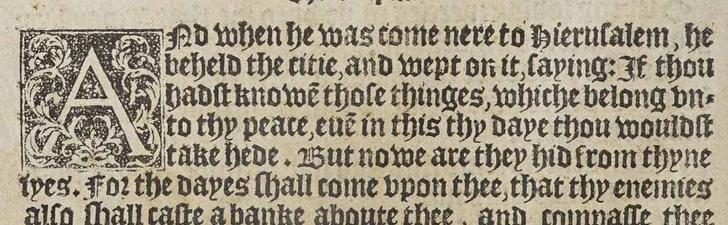 An illustration from The booke of the common prayer and administracion of the sacramentes, and other rites and ceremonies of the churche: after the vse of the Churche of England., 1549, leaf 154