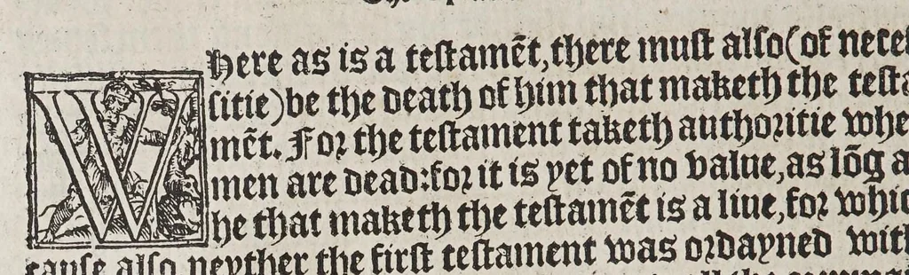An illustration from The booke of the common prayer and administracion of the sacramentes, and other rites and ceremonies of the churche: after the vse of the Churche of England., 1549, leaf 108