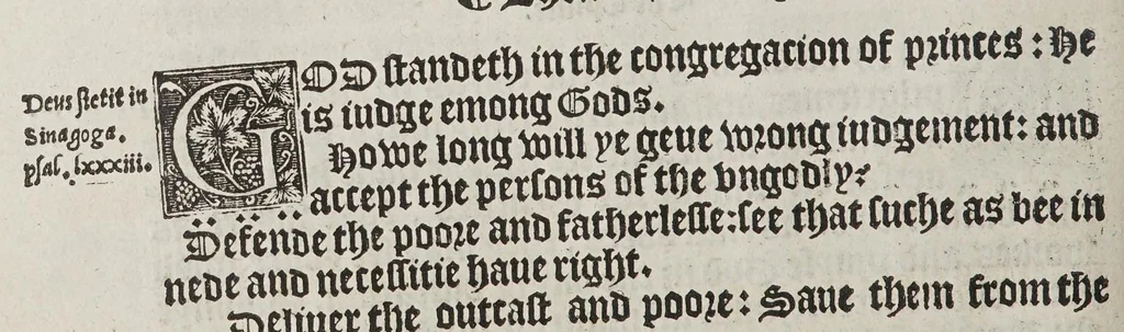 An illustration from The booke of the common prayer and administracion of the sacramentes, and other rites and ceremonies of the churche: after the vse of the Churche of England., 1549, leaf 142