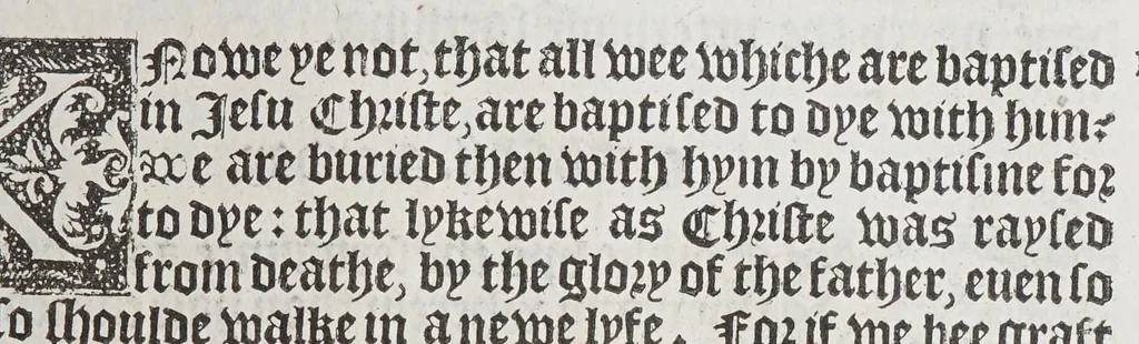 An illustration from The booke of the common prayer and administracion of the sacramentes, and other rites and ceremonies of the churche: after the vse of the Churche of England., 1549, leaf 169