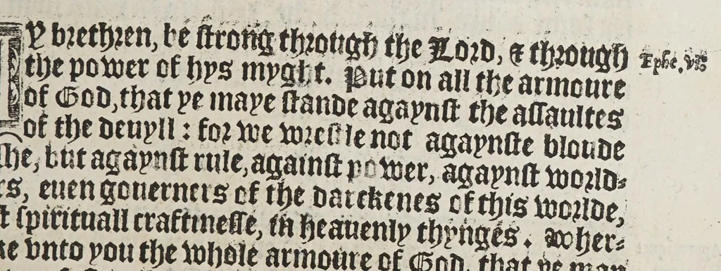 An illustration from The booke of the common prayer and administracion of the sacramentes, and other rites and ceremonies of the churche: after the vse of the Churche of England., 1549, leaf 195