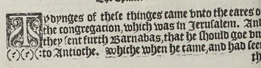 An illustration from The booke of the common prayer and administracion of the sacramentes, and other rites and ceremonies of the churche: after the vse of the Churche of England., 1549, leaf 220