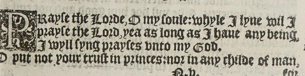 An illustration from The booke of the common prayer and administracion of the sacramentes, and other rites and ceremonies of the churche: after the vse of the Churche of England., 1549, leaf 227