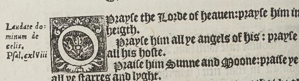 An illustration from The booke of the common prayer and administracion of the sacramentes, and other rites and ceremonies of the churche: after the vse of the Churche of England., 1549, leaf 230