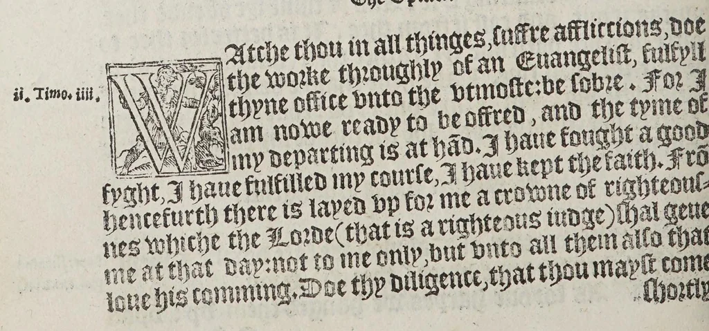 An illustration from The booke of the common prayer and administracion of the sacramentes, and other rites and ceremonies of the churche: after the vse of the Churche of England., 1549, leaf 238