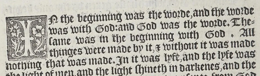 An illustration from The booke of the common prayer and administracion of the sacramentes, and other rites and ceremonies of the churche: after the vse of the Churche of England., 1549, leaf 50