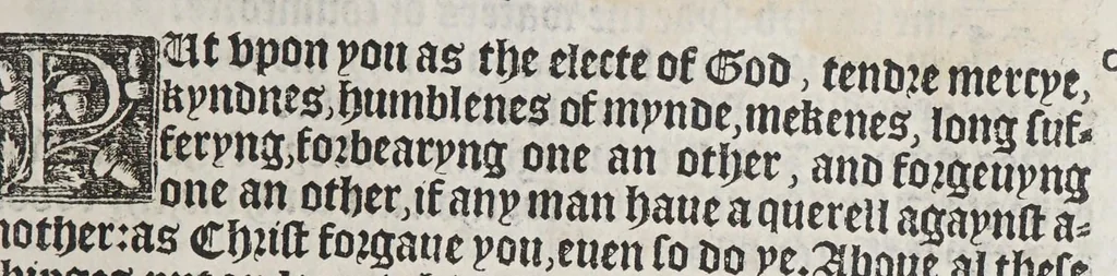 An illustration from The booke of the common prayer and administracion of the sacramentes, and other rites and ceremonies of the churche: after the vse of the Churche of England., 1549, leaf 73