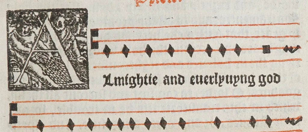 An illustration from The booke of common praier noted. 1550., 1550, leaf 101