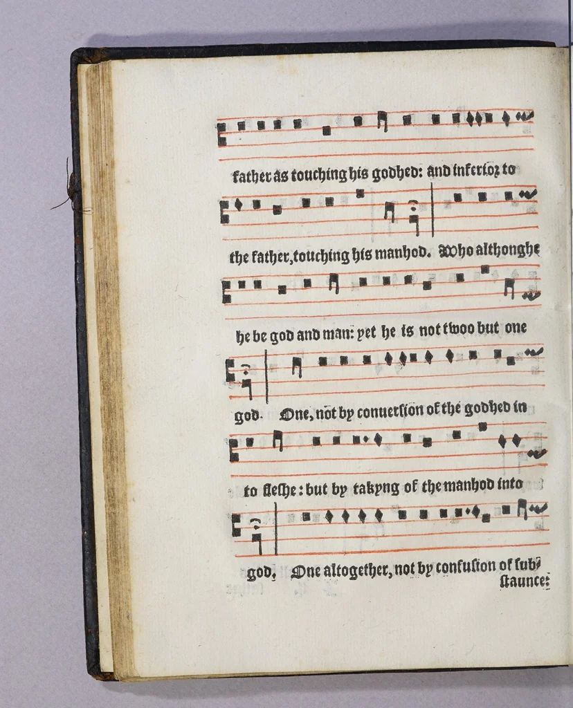 An illustration from The booke of common praier noted. 1550., 1550, leaf 68
