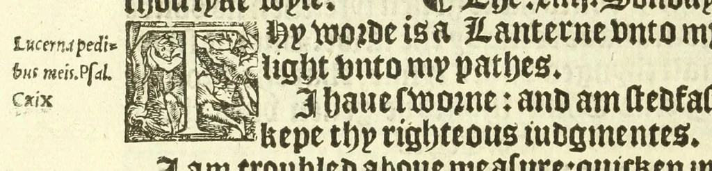 An illustration from The booke of the common praier and administracion of the sacramentes : and other rites and ceremonies of the Churche : after the use of the Churche of Englande, 1549, leaf 178