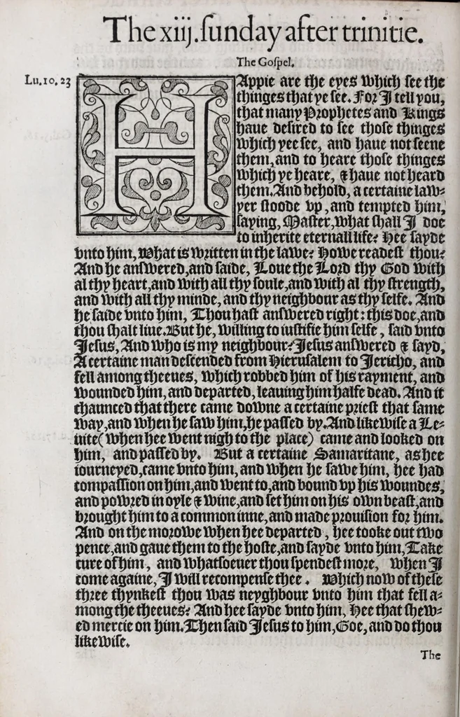 An illustration from The booke of common prayer and administration of the sacraments and other rites and ceremonies in the Church of England, 1581, leaf 180